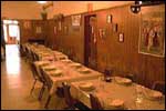 Dining room of the Santa Fe Basque hotel and restaurant in Fresno, California